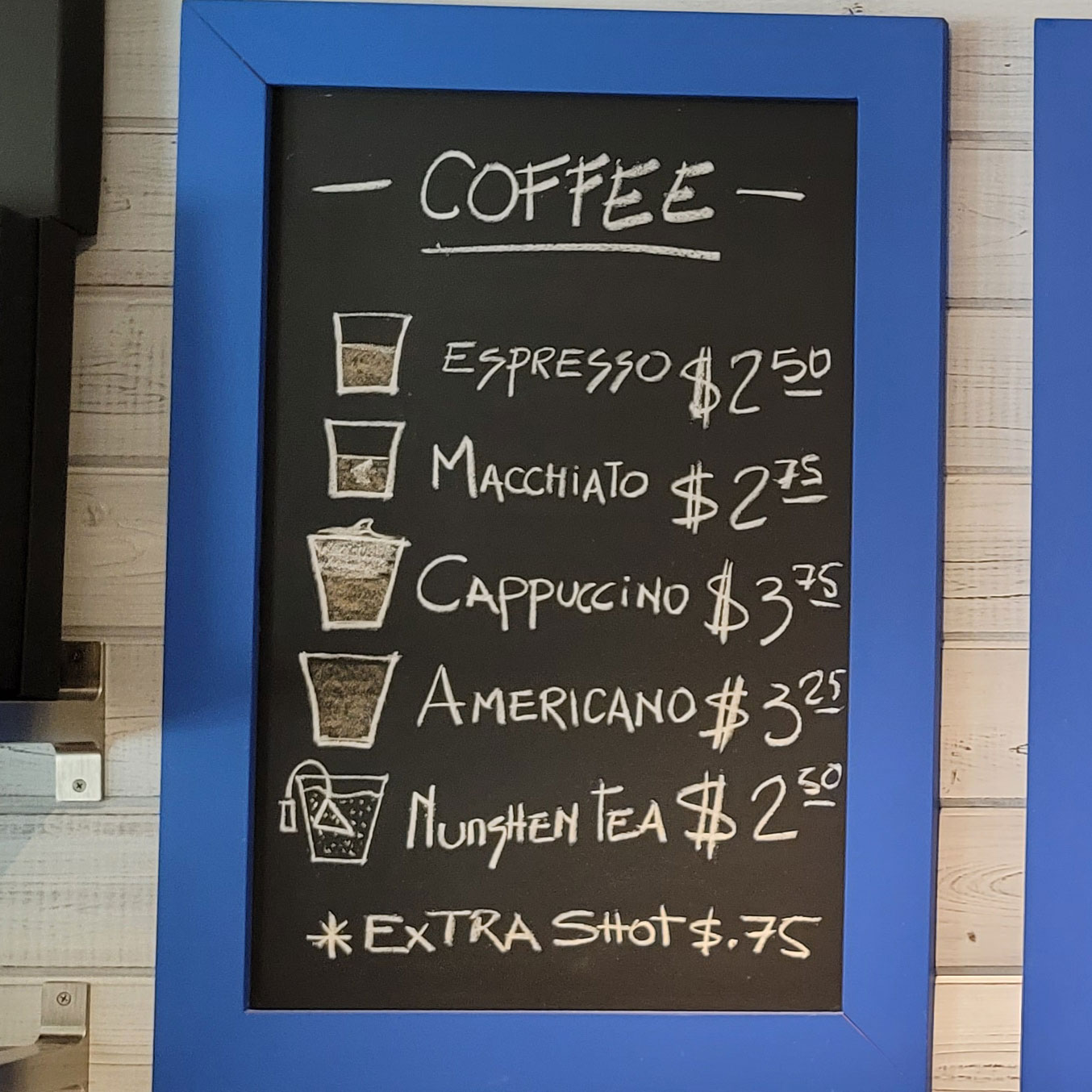 Coffee Menu